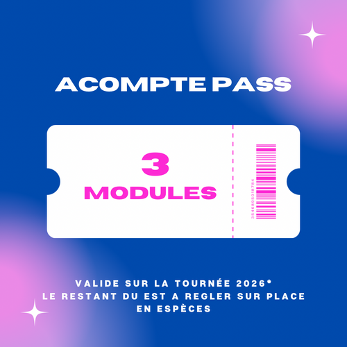 3 modules (acompte)
